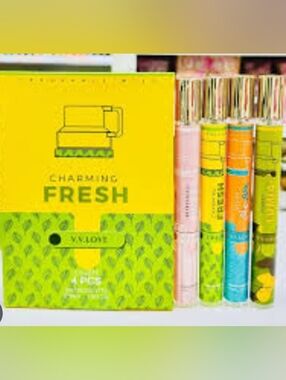 Charming Fresh V.V. Love Fragrance Roller Set - Bright Yellow & Green